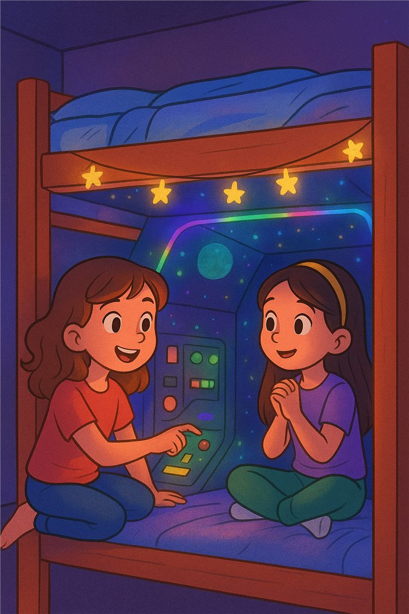 Ilustración del cuento La litera Mágica