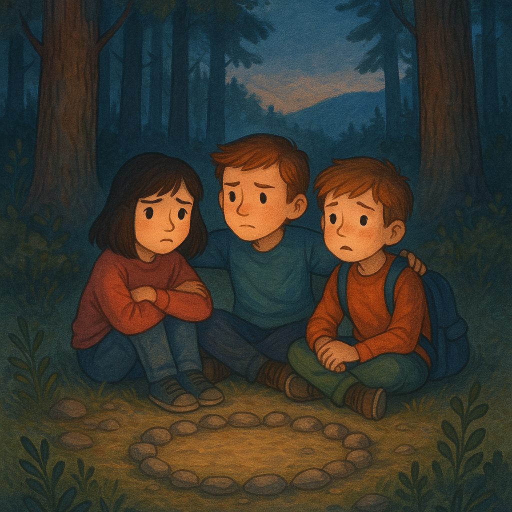 Ilustración del cuento El claro de los valientes